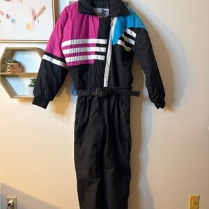 Ski Lion Vintage 1989 Colorblock Snowsuit Jumpsuit Women’s Large